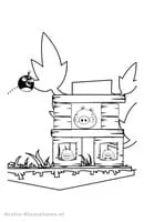 Angry Birds kleurplaat 12